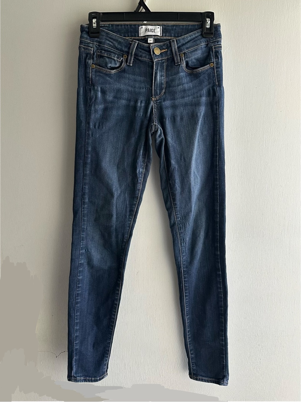PAIGE Verdugo Ultra Skinny Jeans Size 24 Dark Wash